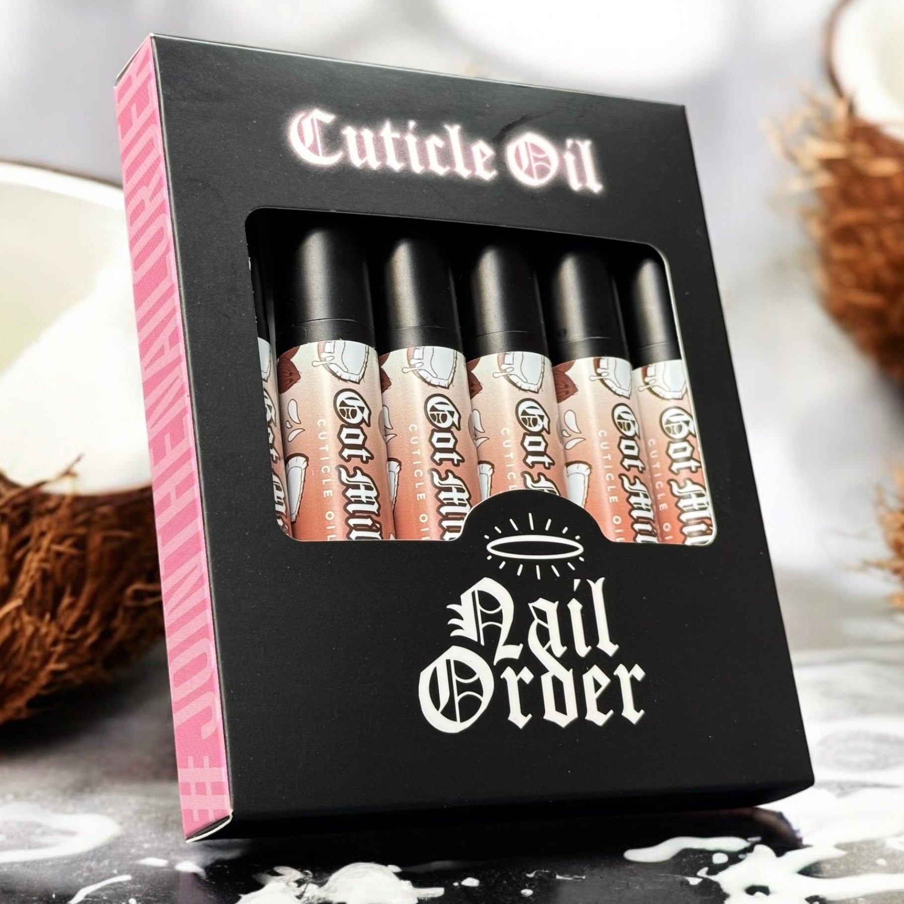 Huile à cuticules Cherry Cola 4 ml (lot de 6)