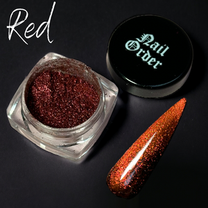 Polar Powder (15 colours) - Nail Order Red