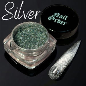 Polar Powder (15 colours) - Nail Order Silver