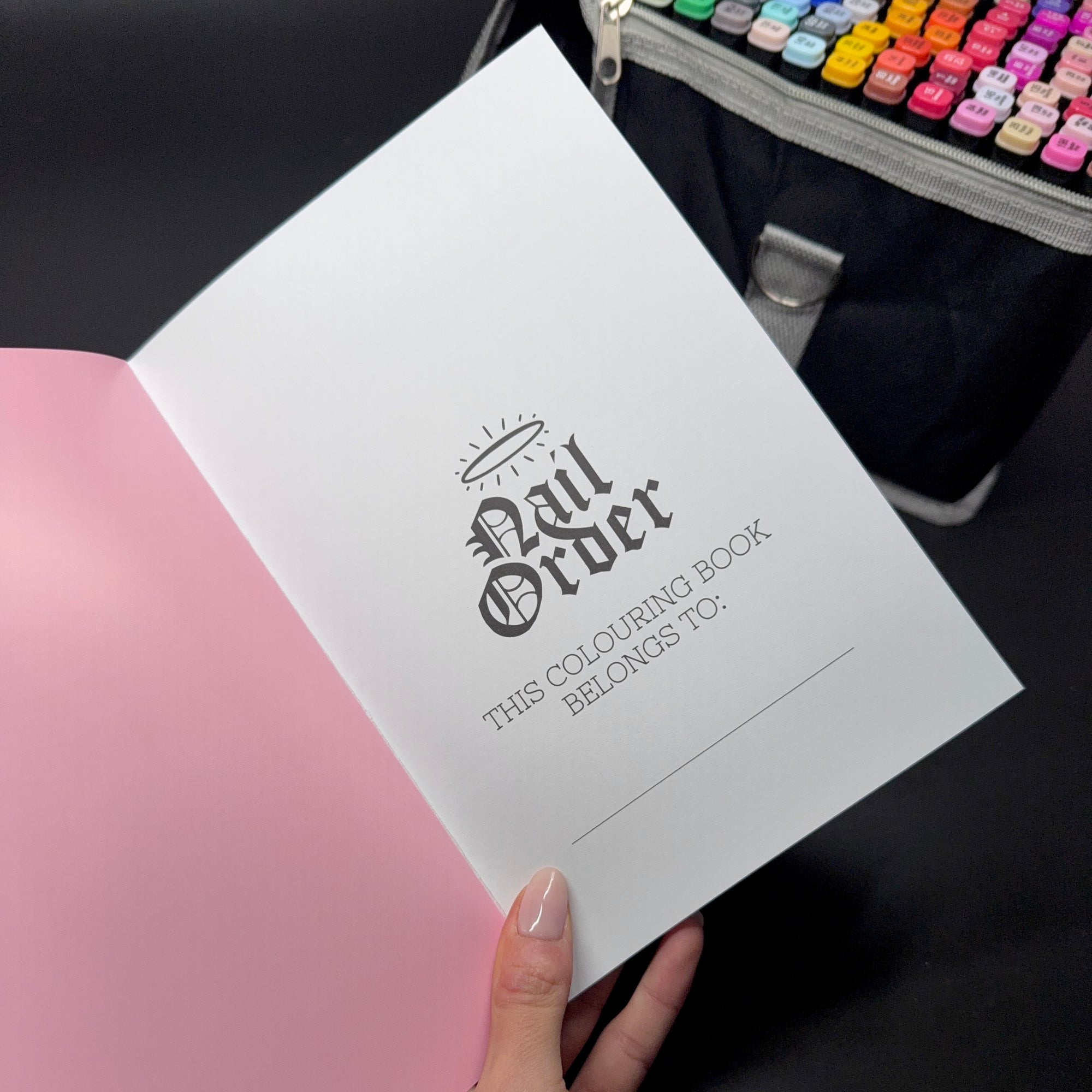 Nail Order Colouring Book