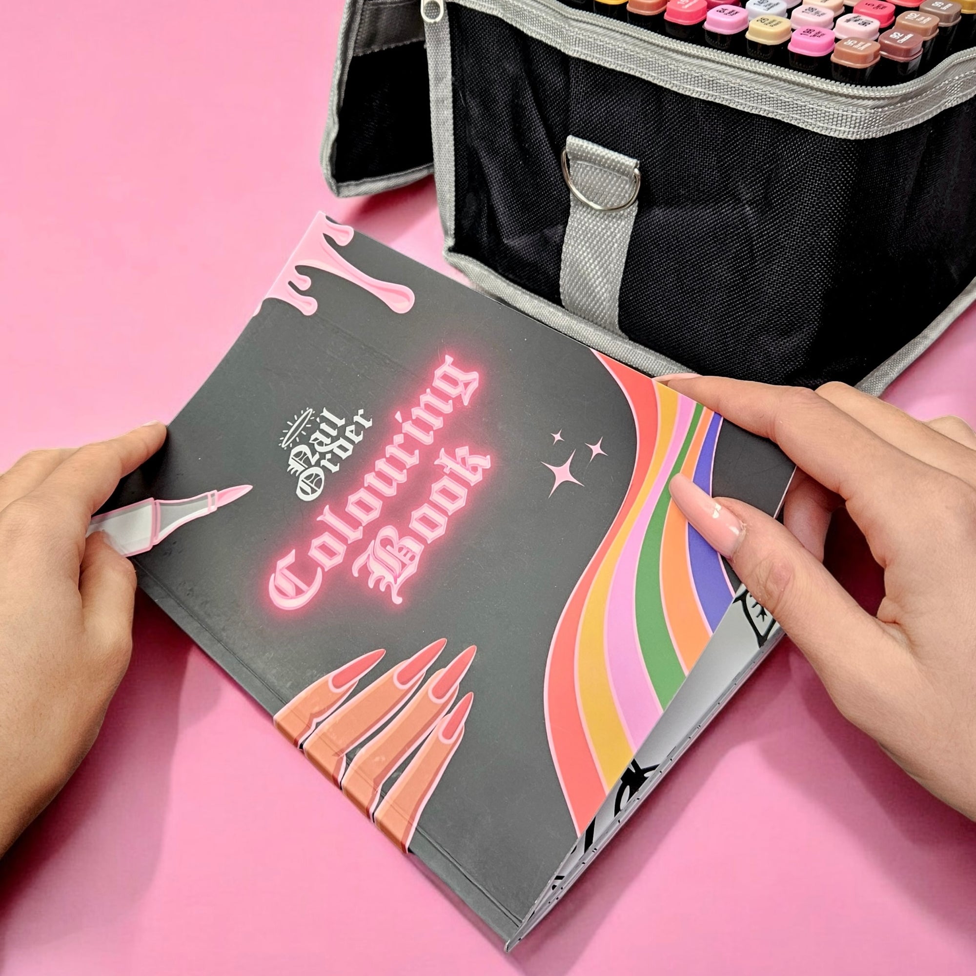 Nail Order Colouring Book