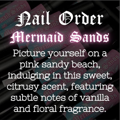 Mermaid Sands 10ml Cuticle Oil dropper bottle (Pick N Mix)