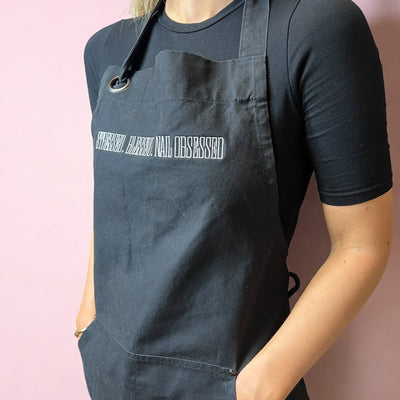 Canvas "Stressed Blessed Nail Obsessed" Apron (2 colours)