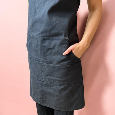 Canvas "Stressed Blessed Nail Obsessed" Apron (2 colours)