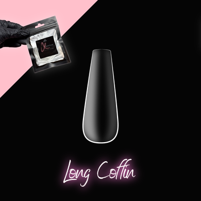 Clear Long Coffin Refill Bag Of Tips (50)