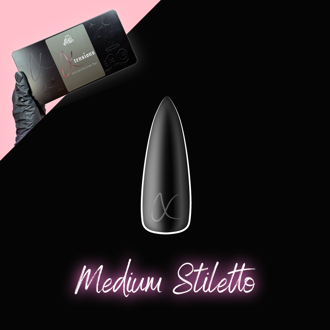 *UPDATED SHAPE* Medium Stiletto Box Of Full Cover Tips