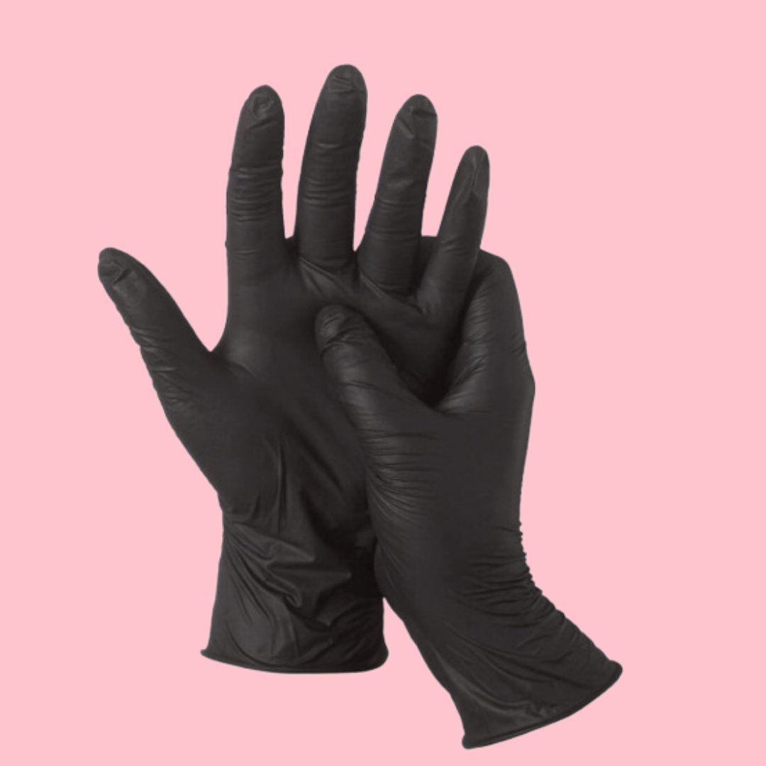 Black Nitrile Gloves