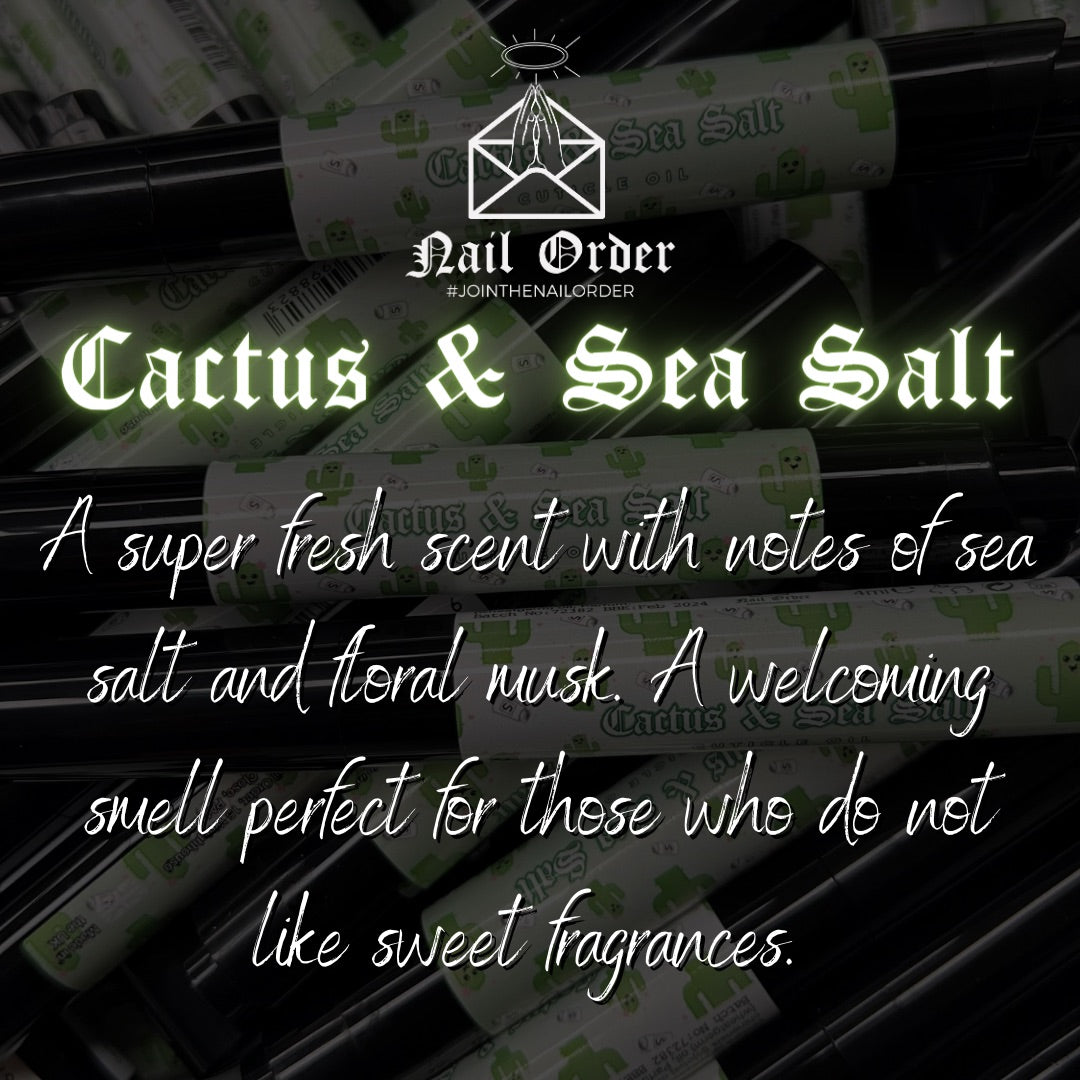 Cactus & Sea Salt 30ml Dropper Bottle - Cuticle Cream & Oil