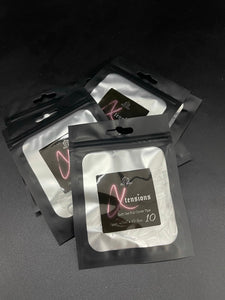 Clear Short Square Refill Bag of Tips (50) - Nail Order