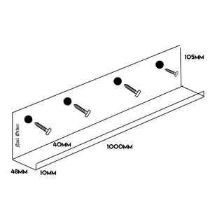 Gel Polish Shelving System (2 sizes and 5 colours)