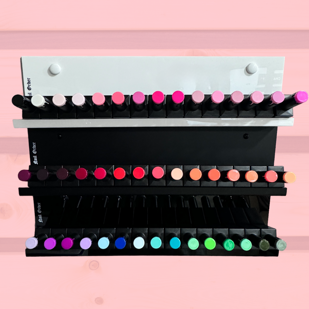 Gel Polish Shelving System (2 sizes and 5 colours)