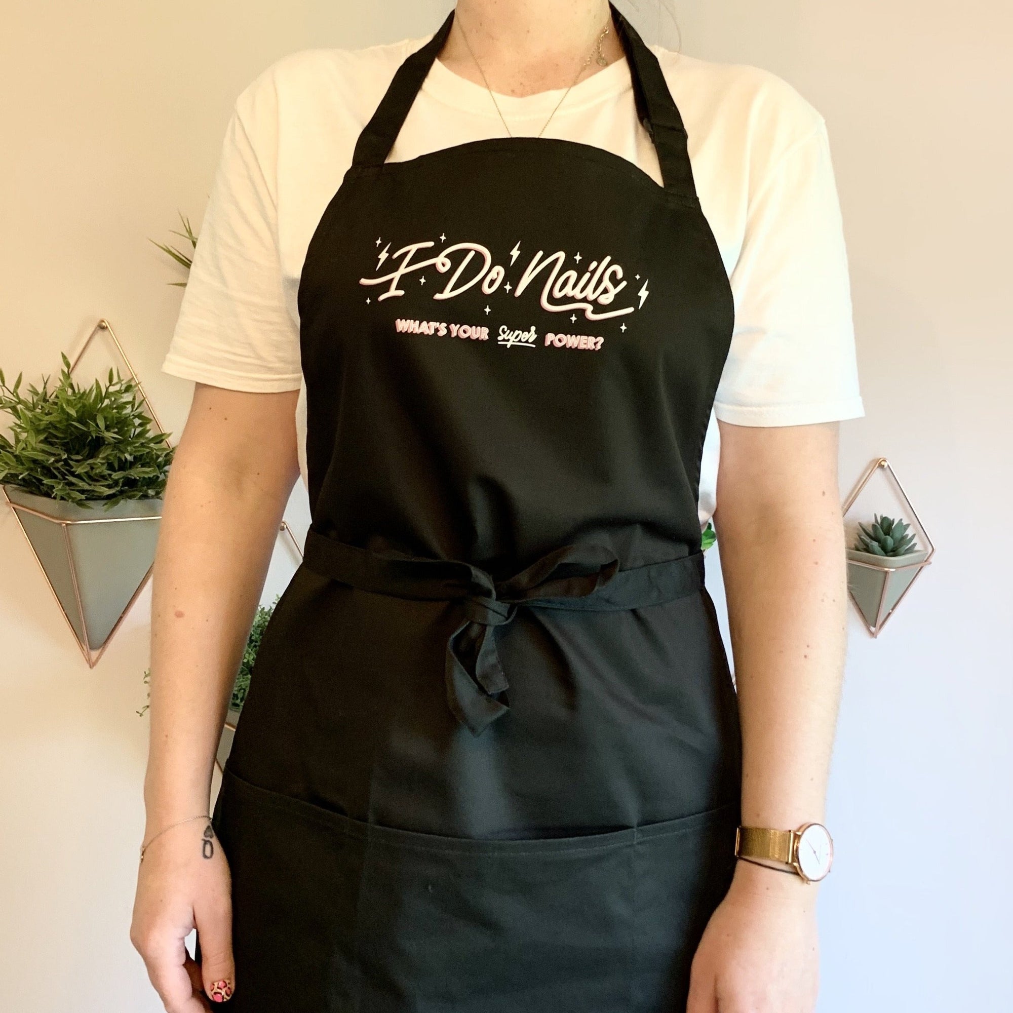 "I Do Nails" Apron (Short) - Nail Order