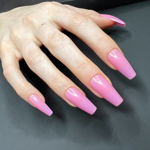 Medium Square Tinted Tips- Bliss - Nail Order