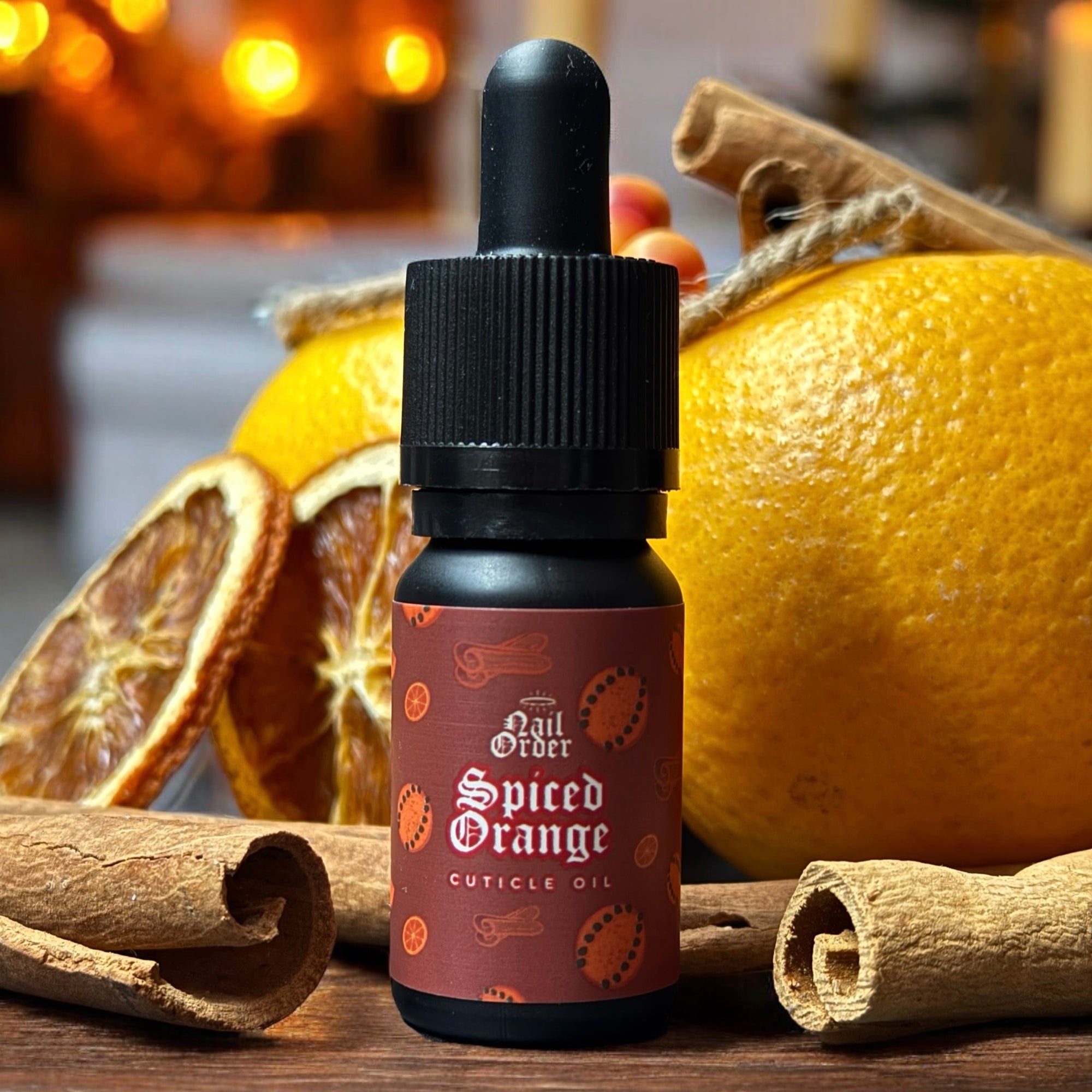 Mini Spiced Orange 10ml Dropper Bottle Pick N Mix - Cuticle Cream & Oil