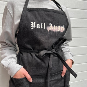 "Nail Angel" Short Denim Apron (2 Colours) - Nail Order