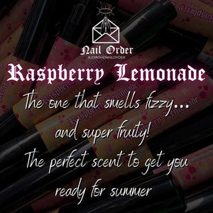 Mini Raspberry Lemonade 10ml Dropper Bottle Pack of 6 - Cuticle Cream & Oil