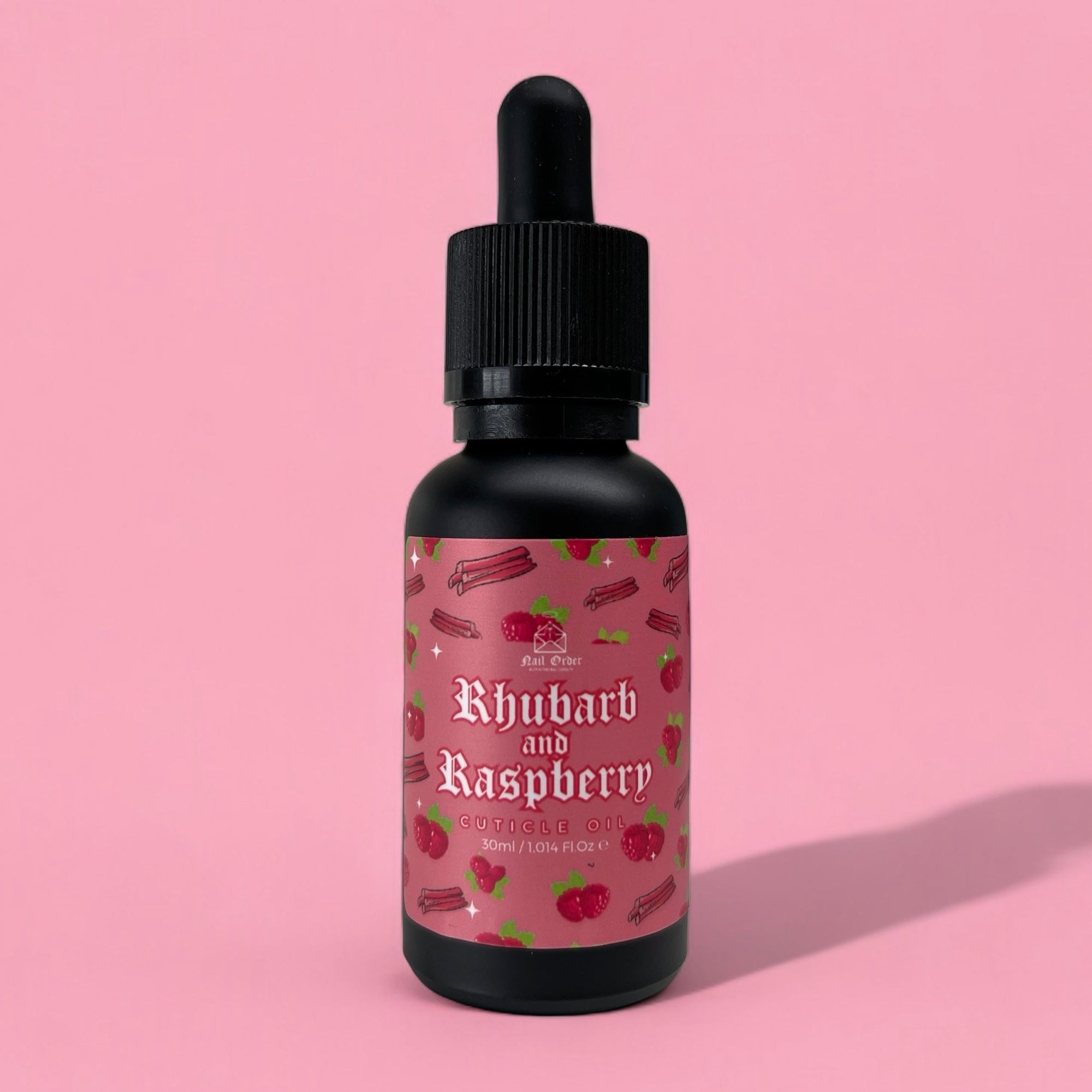 Rhubarb and Raspberry 30ml Dropper Bottle - Cuticle Cream & Oil