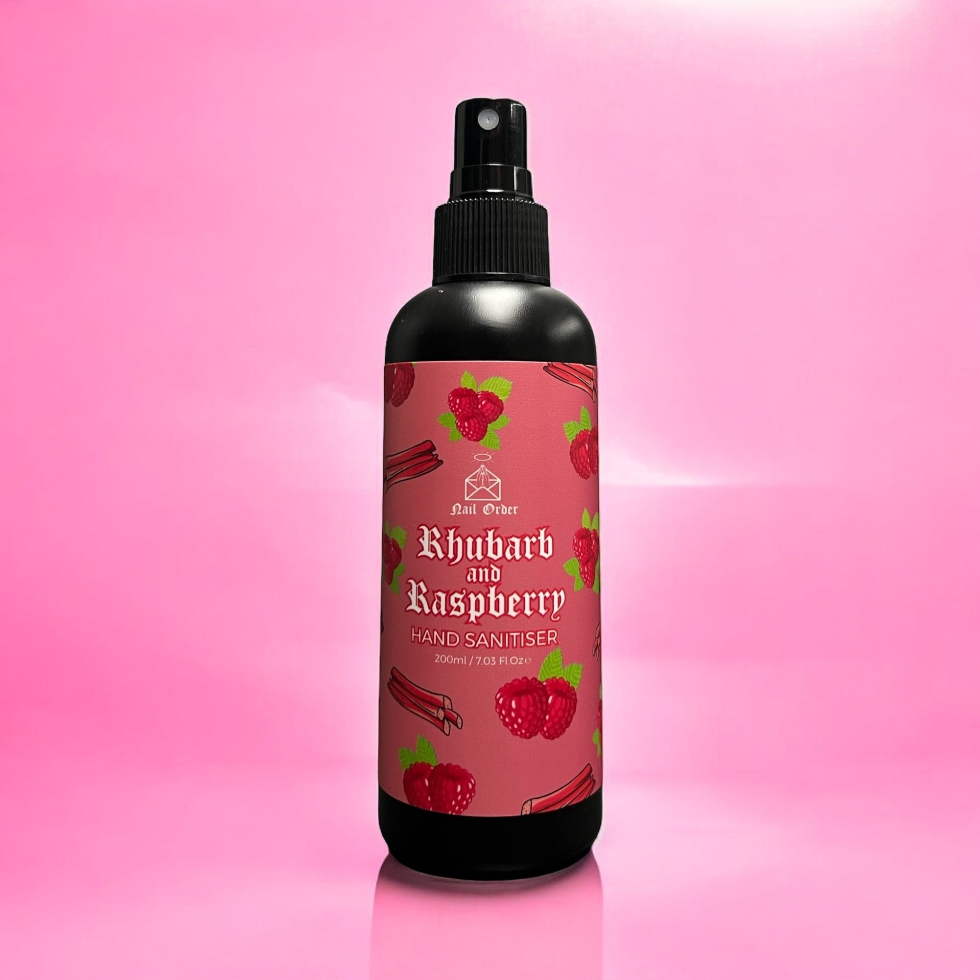 Rhubarb and Raspberry Hand Sanitiser/ Multi-purpose Spray 200ml - Hand Sanitizers & Wipes