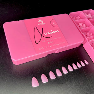 Short Stiletto Tinted Tips - Bliss - Nail Order