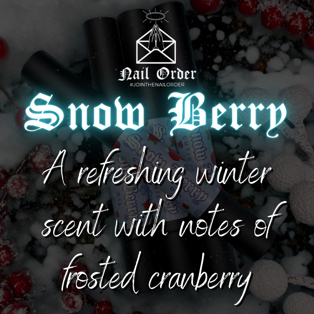 Snow Berry 30ml Dropper Bottle - Cuticle Cream & Oil