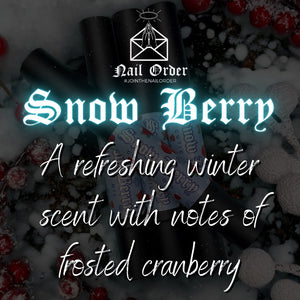 Snow Berry 30ml Dropper Bottle - Cuticle Cream & Oil