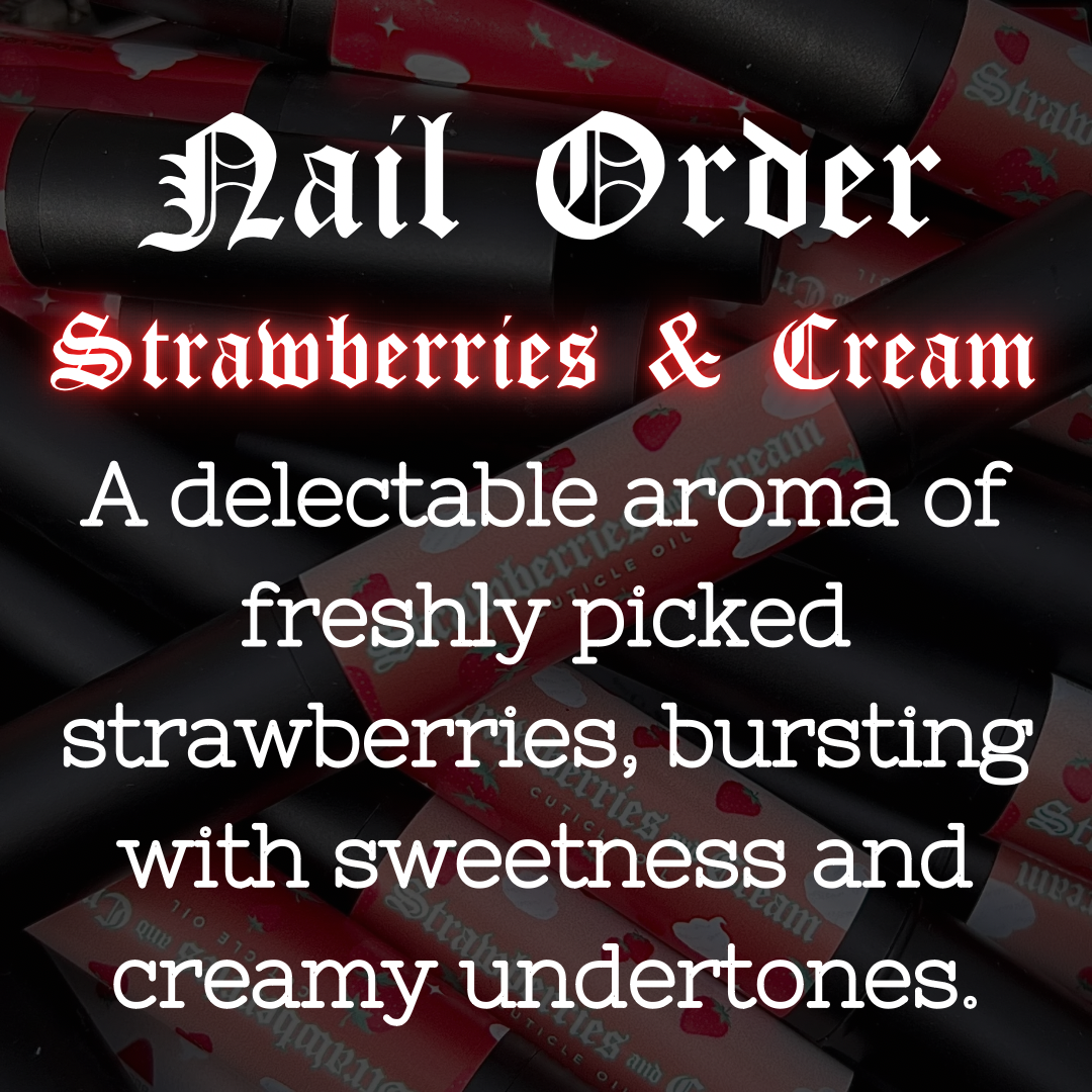 Strawberries and Cream 4ml Cuticle Oil (6 Pack)