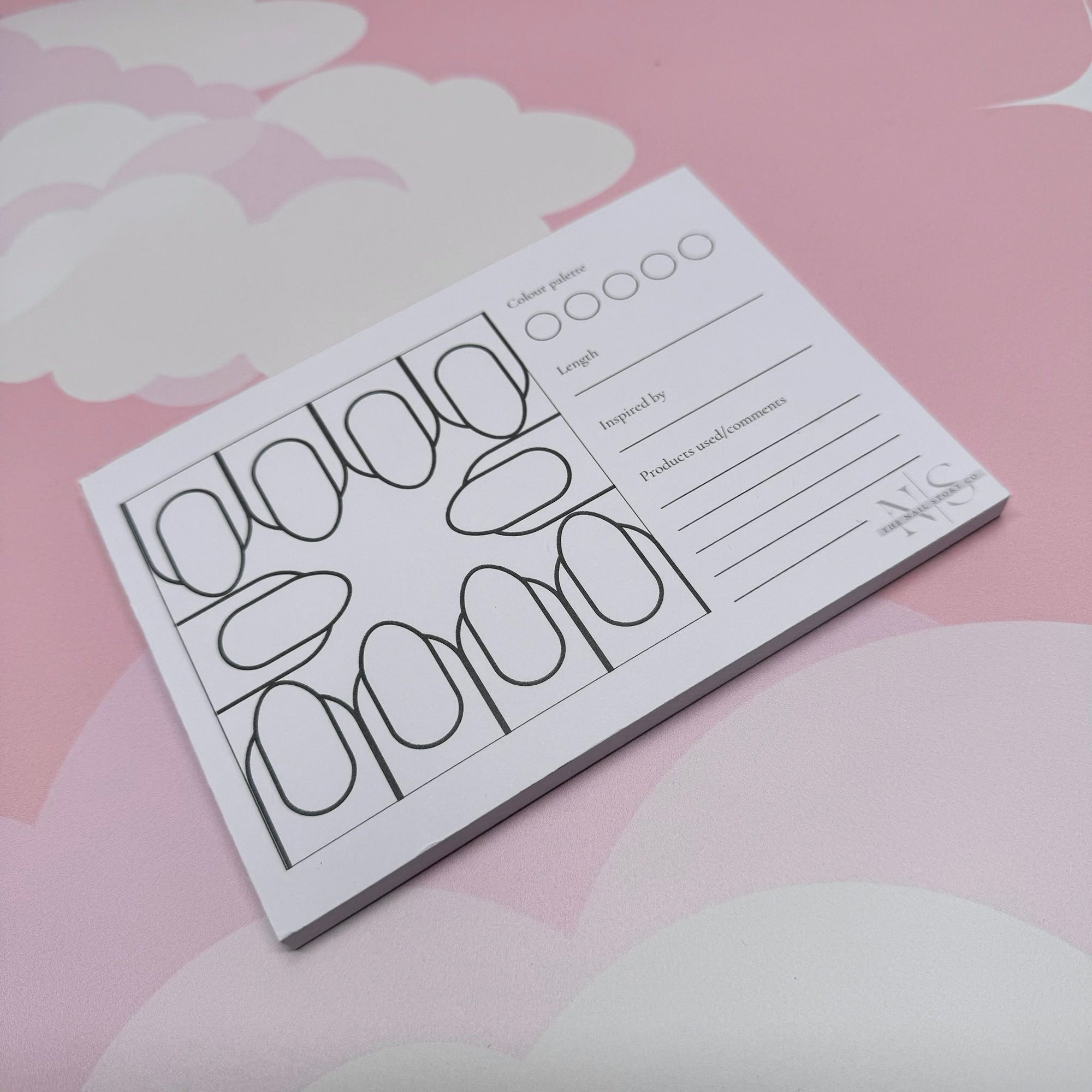 The Nail Story Co Design inspo pads - Round