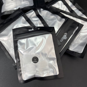 Clear Square Medium Refill Bag of Tips (50) - Nail Order 9