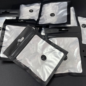 Clear Square Medium Refill Bag of Tips (50) - Nail Order 8